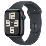 Koodo Apple Watch SE (GPS + Cellular) 44mm Midnight Aluminum Case with Midnight Sport Band - Medium/Large - Monthly Tab Payment