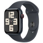 Koodo Apple Watch SE (GPS + Cellular) 44mm Midnight Aluminum Case with Midnight Sport Band - Small/Medium - Monthly Tab Payment