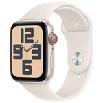 Koodo Apple Watch SE (GPS + Cellular) 44mm Starlight Aluminum Case with Starlight Sport Band - Small/Medium - Monthly Tab Payment
