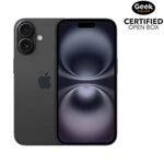 Open Box - Apple iPhone 16 128GB - Black - Unlocked