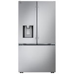 LG 36" 23.7 Cu. Ft. French 3-Door Counter-Depth MAX Refrigerator with Zero Clearance (LF24Z6530S) - Stainless Steel