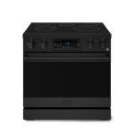 Gordon Ramsay by THOR Kitchen 36 Inch Professional Electric Range with Tilt Panel Touch Control in Black