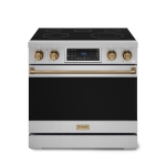 Gordon Ramsay by THOR Kitchen 36 Inch Professional Electric Range with Tilt Panel Touch Control in Stainless Steel/Bronze