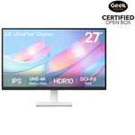 Open Box - LG UltraFine 27" 4K UHD IPS LED Monitor (27US500-W) - HDR10 - White