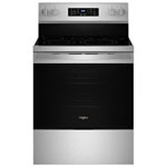 Open Box - Whirlpool 30" 5.3 Cu. Ft. Fan Convection Electric Air Fry Range - SS- Perfect Condition