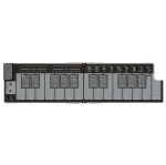 Korg nanoKey Foldable Pocket Size Midi Keyboard - White