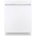 Open Box - GE 24" 51dB Built-In Dishwasher with Stainless Steel Tub (GDT225SGLWW) -White -Scratch & Dent