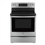 Open Box - GE Profile 30" 6.2 Cu. Ft. 5-Element Electric Air Fry Range (PCB905YVFS)- Perfect Condition