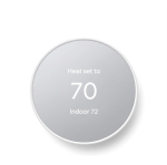 Google Nest Thermostat - Smart Thermostat for Home - Programmable WiFi Thermostat - Snow