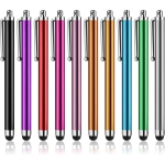 Stylos pour écrans tactiles, Stylus universel de haute précision pour iPad iPhone Comprimés Samsung Galaxy Tous les écrans tactiles capacitifs (10-Pack)