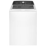 Bouton à remous 5.2 Cu. Ft. (IEC) laveuse l'agitateur avec remplissage profond et lavage d'eau profonde (WTW5025SW) - blanc