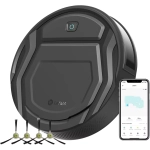 Aspirateur robot Lefant M210 Pro pour poils d'animaux et sols durs avec aspiration de 2200Pa, autonomie de 120 min, contrôle par application Wi-Fi, Alexa, auto-recharge