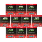 Gel Blaster Gellets - Official Refill Ammo for Gel Blasters - Increased Blasting Performance & Accuracy - Non-Toxic, No Cleanup, Stain-Free (100,000 - Red)