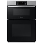 Open Box - Samsung 30" 7 Cu. Ft. Convection Electric Combo Wall Oven (NQ70CG700DSRAA) - Stainless - Scratch & Dent