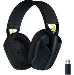 Logitech G435 LIGHTSPEED and Bluetooth Wireless Gaming Headset - Lightweight over-ear headphones, built-in mics, 18h battery, Dolby Atmos, PC, PS4, PS5 - Black - Open Box
