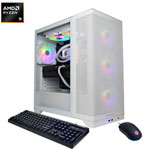 CyberPowerPC Gamer Supreme Gaming PC - White (AMD Ryzen 9 9900X/32GB RAM/2TB SSD/GeForce RTX 5080) - Eng