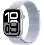 Apple montre Series 10 (GPS + Cellulaire) 46mm Boîtier en aluminium argenté avec boucle de sport Cloud Bleu - NEW