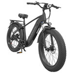 Delorean DM220 Electric City Bike (500W Motor / 55km Range / 32.2km/h Top Speed) - Black