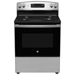 Open Box - GE 30" 5.0 Cu. Ft. Freestanding Electric Coil Top Range (JCBS350SVSS) - Stainless Steel - Perfect Condition