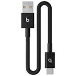 Beats By Dr. Dre 0.2m (0.65 ft.) USB-A to USB-C Woven Cable (MEQL4LL/A) - Bolt Black