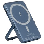 LOGiiX Piston Power 5000 mAh Power Bank with Wireless Charging - Midnight Blue
