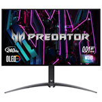 Acer Predator 27" WQHD 240Hz 0.03ms GTG OLED LED FreeSync Gaming Monitor (X27U) - Black