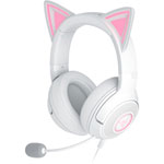 Razer Kraken Kitty Edition V2 Gaming Headset with Microphone for PC - White