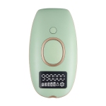 Laser Hair Removal Unit with 1 Shaver, Painless Laser Hair Removal Unit, Permanent Hair Removal IPL System 990000 Light Pulse Whole Body Epilator, Unisex Epilator Light green