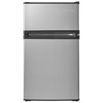 Insignia 3.1 Cu. Ft. 18.7" Freestanding Top Freezer Compact Fridge (NS-CF30TMSS6-C) - Stainless Steel Look