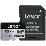 Lexar Professional Silver Plus 256GB 205MB/s UHS-I microSDXC Memory Card