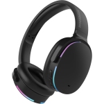 HyperGear Audio Essentials Duo – Black – 2 Pack Gift Set Bluetooth Headphone & Speaker 5W- HD Sound Vibrant LED Lights Speaker w Carry Strap Foldable & Portable Headphones
