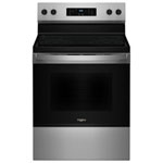 Open Box - Whirlpool 3 Series 30" 5.3 Cu Ft Self-Clean 4-Element Freestanding Electric Range (YWFES3530RS) - SS - Scratch & Dent