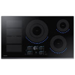 Open Box - Samsung 36" 4-Element Induction Cooktop (NZ36K7880UG/AA) - Black Stainless Steel - Perfect Condition