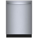 Bosch 100 Series 24" 48dB Smart Front-Control Pure Dry Dishwasher (SHX4AEF5N) - Stainless Steel