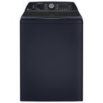 GE Profile 5.4 Cu. Ft. (IEC) Top Load Washer with SmartDispense, Steam, Microban, FlexDispense, and Wi-Fi - Energy Star (PTW800BPWRS) - Sapphire Blue
