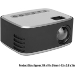 Full HD 1080P Video Projector, Mini Portable Projector with Remote Control, Smart Projector for Home Theater Outdoor Movies (Multimedia Edition)