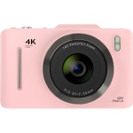 Pink HD digital camera (no card) – 48 megapixels, 1080P, five-axis image stabilization, macro mode, CCD digital camera, high-value zoom camera