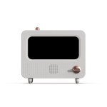 Fireplace Flame Aromatherapy Diffuser Humidifier Home Desktop Retro Fireplace Flame Atmosphere Light Atomizer White Retro