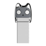 Dazed mobile computer USB flash drive, high-speed 3.0 interface, personalized creative gift USB flash drive, cute cartoon metal USB flash drive, 64GB