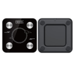 Accurate charging weight scale for home use, professional body fat scale, smart electronic scale, human body Bluetooth electronic scale (Xiangyun black)