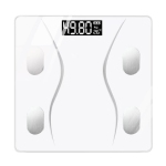 Stylish home weight scale - large LCD display, user-friendly, long-lasting and durable, lightweight and stylish, suitable for bathroom/bedroom use