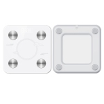 Accurate charging weight scale for home use, professional body fat scale, smart electronic scale, human body Bluetooth electronic scale (Xiangyun white)