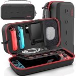 Switch OLED Carrying Case Compatible with Nintendo Switch & Switch OLED, Portable Switch Travel Carry Case Fit