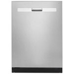 Open Box - Whirlpool 24" 51dB Built-In Dishwasher w/ Third Rack (WDP730HAMZ) -Stainless Steel -Scratch & Dent