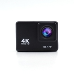 Action Camera 4K Video Camera Anti-shake with Remote Control Action Camera Camera, Black + 64G Card
