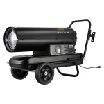 VEVOR 70000 BTU Chauffage à air forcé au kérosène, Chauffage diesel portable torpille avec thermostat, Réservoir de 5 gallons, Chauffage robuste économe en énergie, pour utilisation intérieure et extérieure dans un atelier