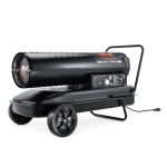 VEVOR 215000 BTU Kerosene Forced Air Heater, Portable Torpedo Diesel Space Heater with Thermostat, 13.2 Gallon Tank Energy-Efficient heavy-duty Heater, for Indoor Outdoor Use