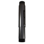 Crimson AV Colonne de prolongement en acier réglable de 6-8' - noir - (EA68)