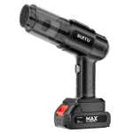 Cordless Handheld Vacuum for Car Interiors with Strong Suction, Blower, Wireless Charging, Removable Battery