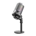 Computer recording microphone RGB lighting condenser microphone gaming microphone black